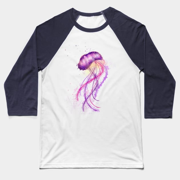 Jellyfish Baseball T-Shirt by CoconuTacha